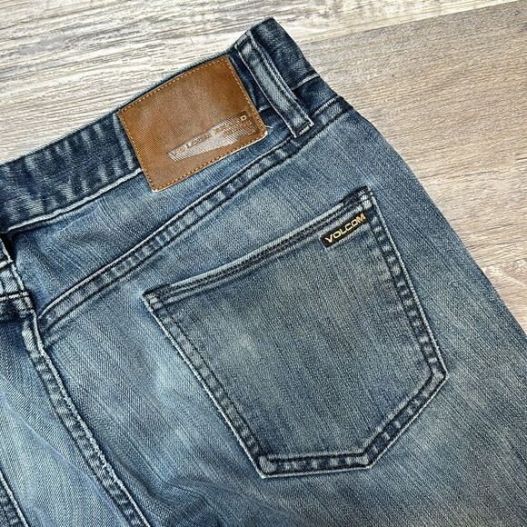 VOLCOM• vorta form• slim form• men’s size 30• indigo blue distressed (1532) - Picture 6 of 13